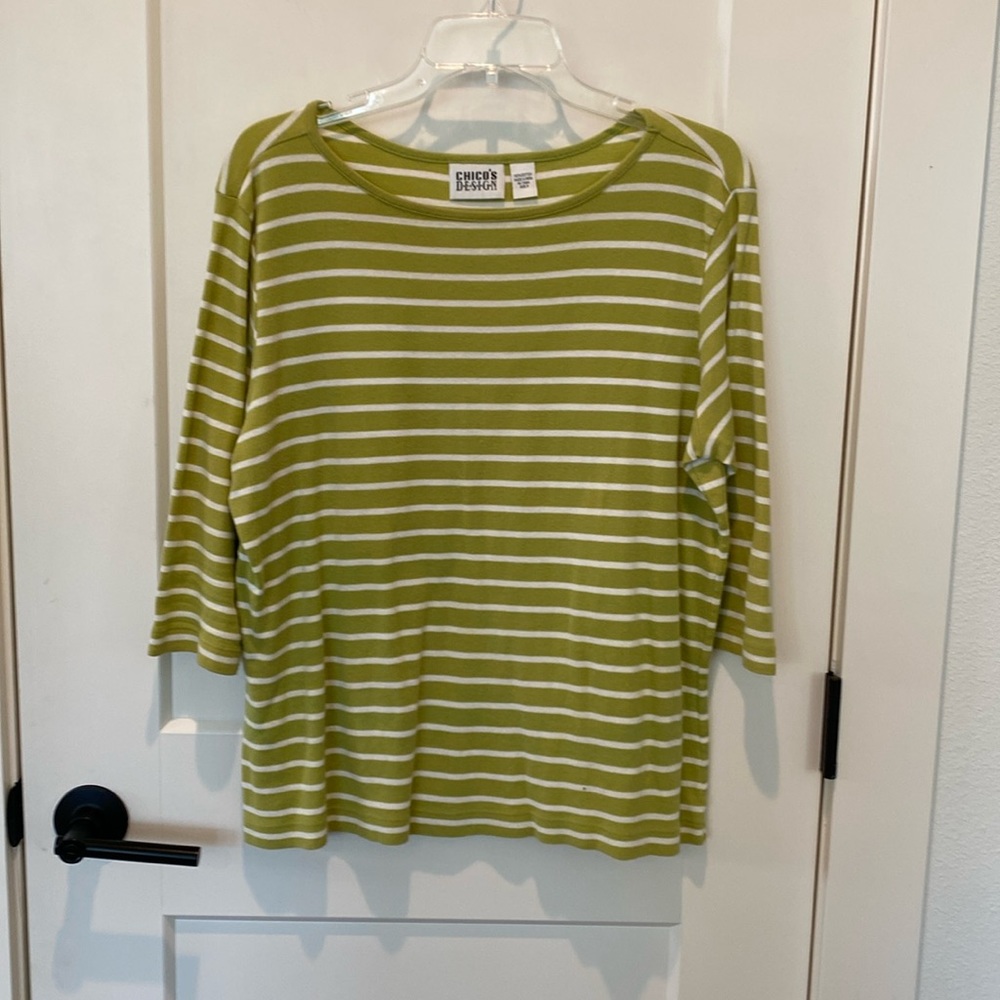 Chico’s 3/4‎ Sleeve Cotton Shirt
